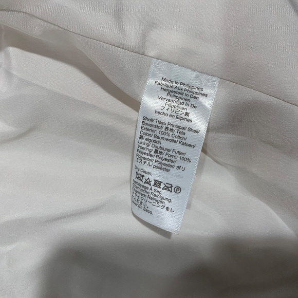 J.Crew Sz 10 Corduroy One Button Blazer Jacket in Ecru BS921 - Picture 4 of 9